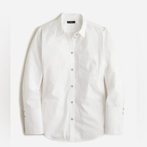 J Crew Garçon cotton poplin shirt with pearl buttons BU335